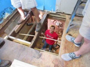 Removing_old_rotted_floor